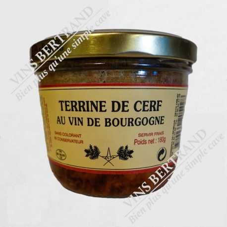 TERRINE DE CERF 180 GR