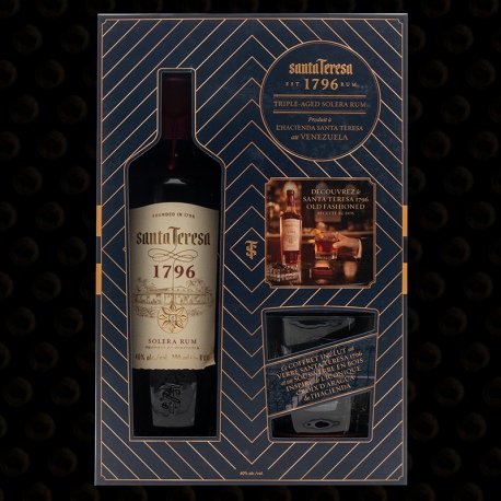 COFFRET RHUM SANTA TERESA 1796 + 1 VERRE