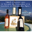 Le Domaine de Tresbaudon et assiette de charcuterie